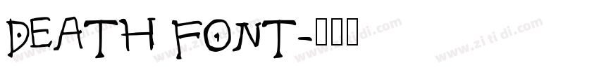 Death Font字体转换